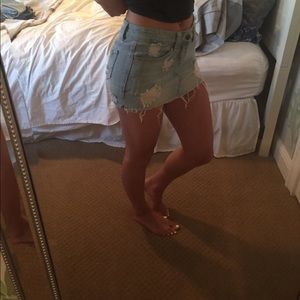 Short denim skirt, Urban Heritage